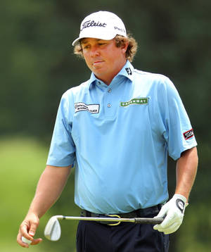 Jason Dufner Holding A Club Wallpaper