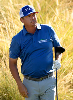 Jason Dufner In A Blue Shirt Wallpaper