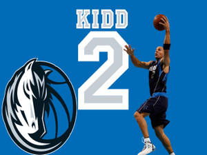 Jason Kidd In Action - Dallas Mavericks Wallpaper