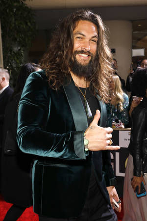 Jason Momoa Red Carpet Wallpaper