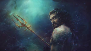 Jason Momoa Trident Wallpaper