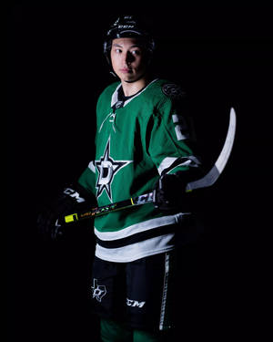 Jason Robertson Dallas Stars Promotional Shoot Wallpaper