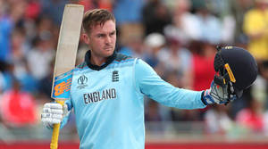 Jason Roy New Balance Cricket Bat Wallpaper
