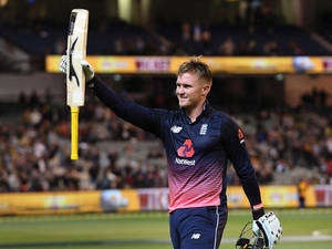 Jason Roy With Yellow Handled Bat Wallpaper