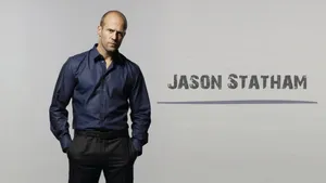 Jason Statham In Gray Wallpaper