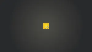 Java Script Logo Dark Background Wallpaper