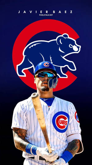 Javier Baez Blue Polar Bear Wallpaper