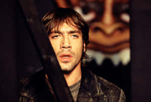 Javier Bardem Gazing Deeply Into The Camera Wallpaper