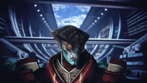 Javik, The Prothean Warrior, In Mass Effect Wallpaper