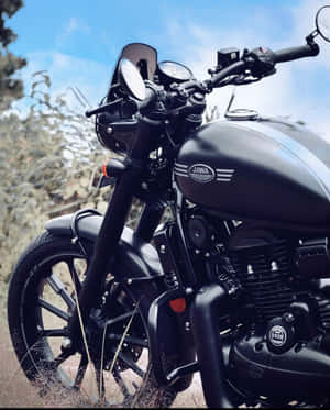 Jawa Motorcycle Profile View Wallpaper