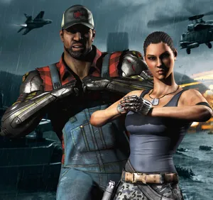 Jax In Action - Mortal Kombat Fighter Wallpaper