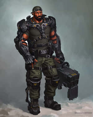 Jax Unleashes His Power In Mortal Kombat Wallpaper