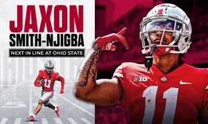 Jaxon Smith Njigba Ohio State Promotional Graphic Wallpaper