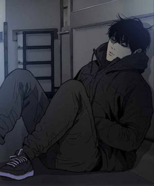 Jay Jo In All-black Outfit Wallpaper