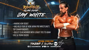 Jay White Aew Rampage Slam Dunk Wallpaper