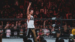 Jay White Enters Aew Ring Wallpaper