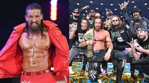 Jay White Wearing Red Outfit Wallpaper