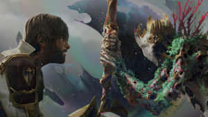 Jayce Arcane Confronts Sea King Wallpaper