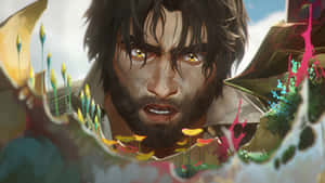 Jayce Arcane Intense Close Up Wallpaper