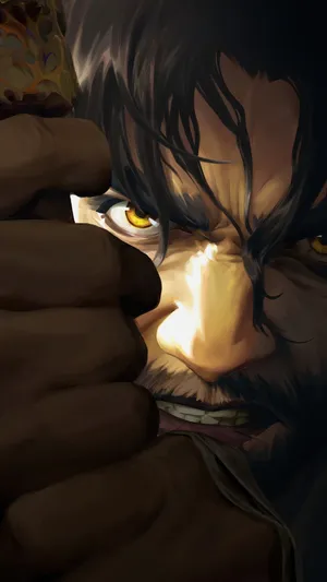 Jayce Arcane Intense Closeup Wallpaper