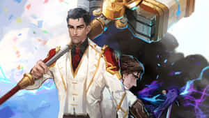 Jayce Arcane Power Wallpaper