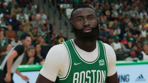 Jaylen Brown Nba 2k22 Game Wallpaper