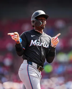 Jazz Chisholm Miami Marlins Baseball Player Wallpaper
