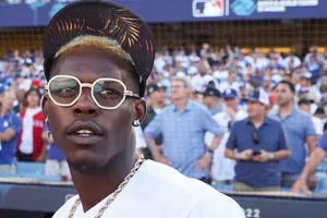 Jazz Chisholm Stylish Sunglasses Baseball Game Wallpaper