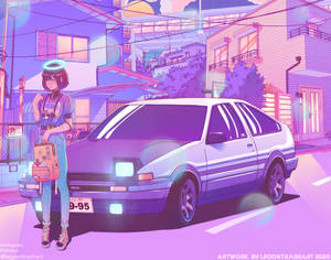 Jdm Aesthetic Anime Artwork Wallpaper