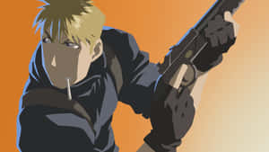 Jean Havoc In Action, Fullmetal Alchemist Brotherhood Wallpaper