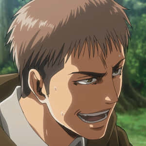 Jean Kirstein Fights Bravely Against The Titans Wallpaper