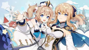 Jean, The Dandelion Knight, In Genshin Impact Wallpaper