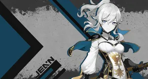 Jean: The Dandelion Knight Of Genshin Impact Wallpaper