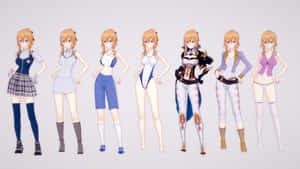 Jean, The Dandelion Knight, Standing Tall In Genshin Impact Wallpaper