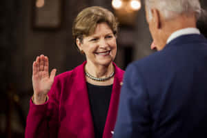 Jeanne Shaheen Oath Taking Wallpaper