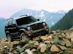 Jeep Liberty Off-roading Adventure Wallpaper