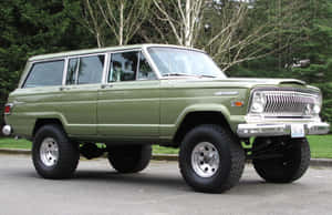 Jeep Wagoneer - The Ultimate Blend Of Classic Style And Modern Adventure Wallpaper