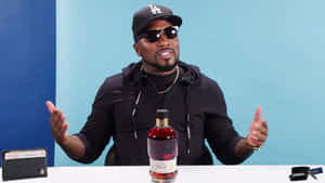 Jeezy Promoting Luxury Drink Wallpaper