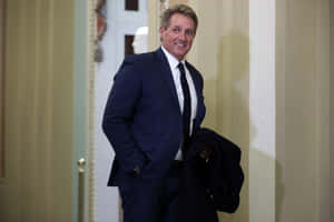 Jeff Flake Holding Coat Wallpaper