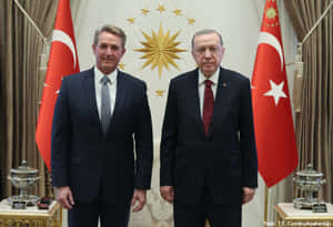 Jeff Flake With Turkey President Wallpaper