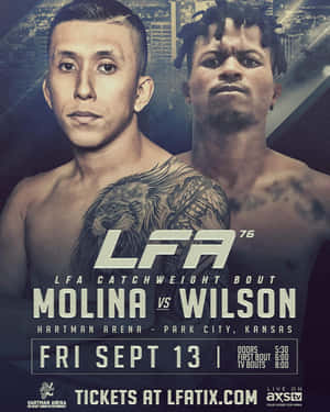 Jeff Molina Engaged In An Intense Boxing Battle With Chance Wilson. Wallpaper