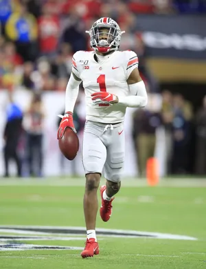 Jeff Okudah Ohio State Game Action Wallpaper