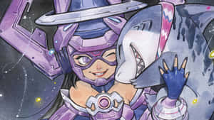 Jeff The Land Shark Cosplay Wallpaper