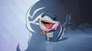 Jeff The Land Shark Cute Character Wallpaper