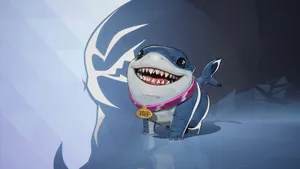 Jeff The Land Shark Cute Pose Wallpaper