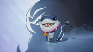 Jeff The Land Shark Cute Pose Wallpaper