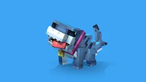 Jeff The Land Shark Minecraft Model Wallpaper