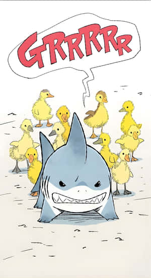 Jeff The Land Shark Roars Wallpaper