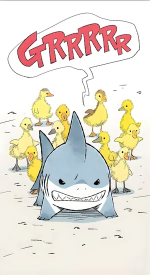 Jeff The Land Shark Roars Wallpaper