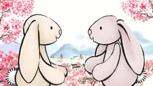 Jellycat Bashful Bunny Pair Wallpaper